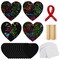 JOYIN 60 Packs Valentines Day Gifts Cards with Scratch Heart for Kids Scratch Paper Magic Color Scratch Heart Rainbow Cards for Valentine Crafts & Art Classroom Exchange, Valentine's Party Favors